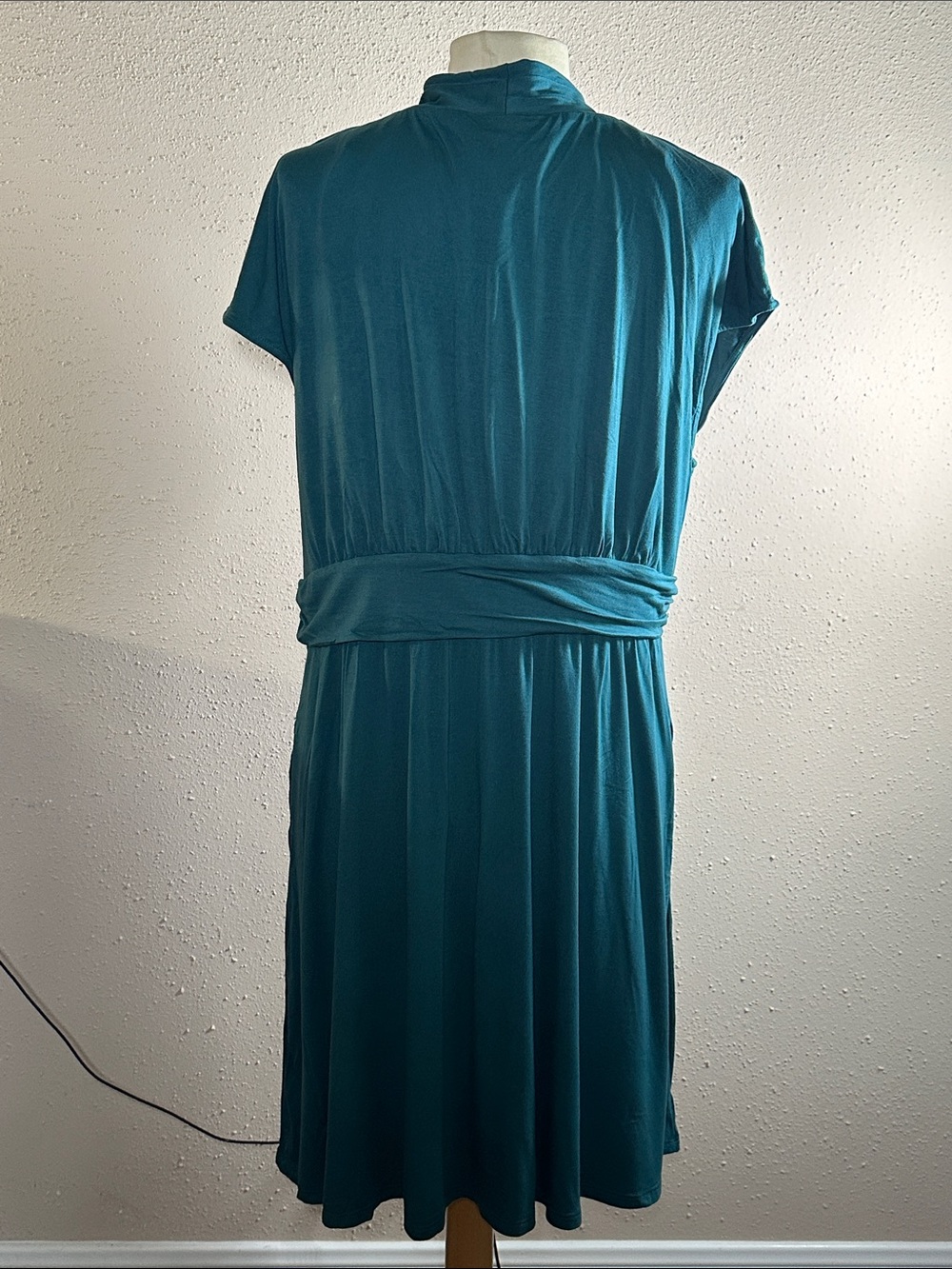Soma Serenity Short Bra Dress Deep Teal Women’s size XXL NEW Built in Bra - Picture 2 of 13